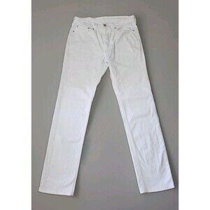 Levi's 541 Athletic Fit White Jeans Men's W31 L34 Heavyweight Bull Denim 18181